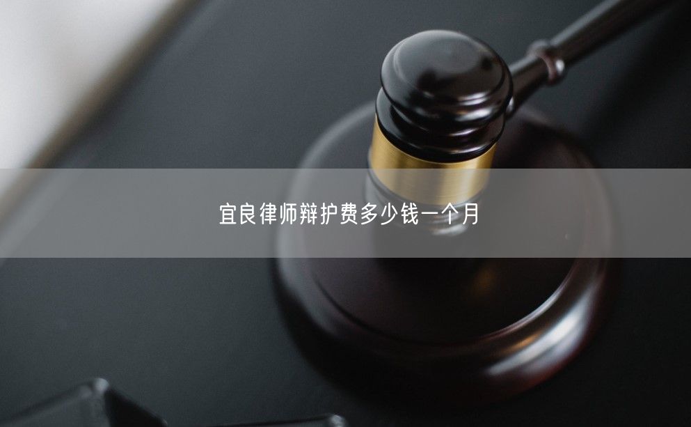 宜良律师辩护费多少钱一个月